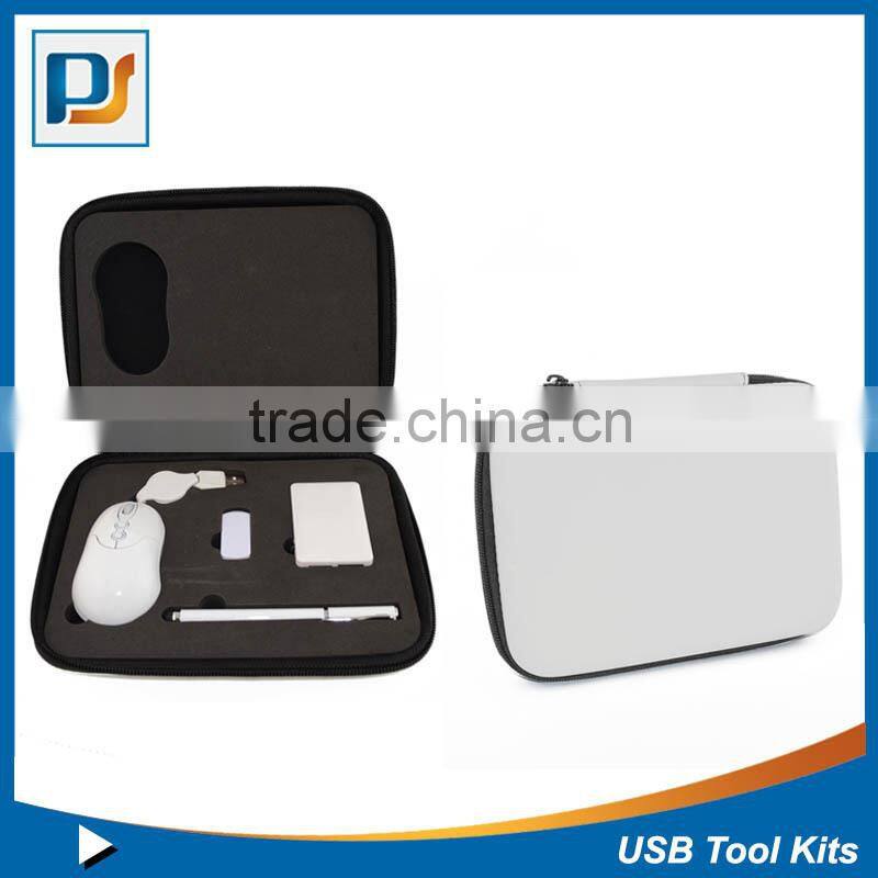 USB LAPTOP / PC accessory travel kit in zip case, Accessory IT Travel Kit, Laptop Accessory Compact Gift Set