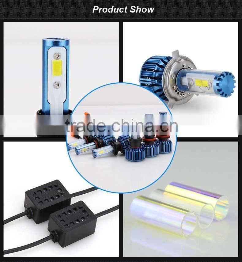 WEIKEN B2 60W COB 9006 led headlight, car h4 led headlight bulbs