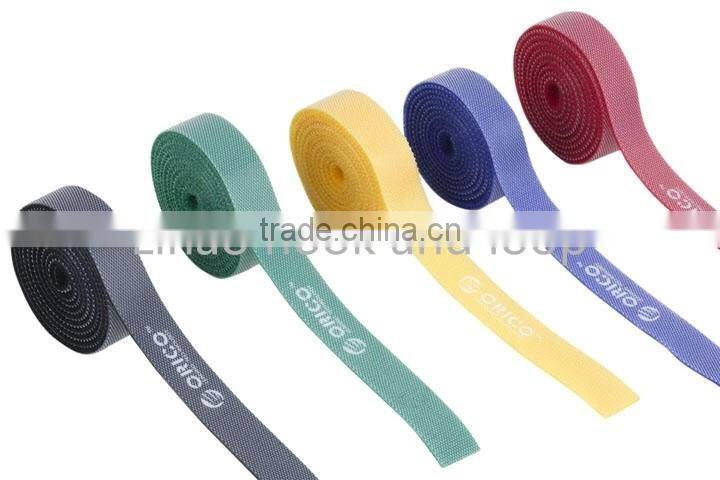 Newest design high quality nylon Hook and loop tape cable tie
