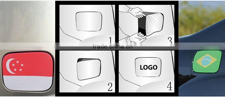 custom elastic stretch car side mirror flag for car usa