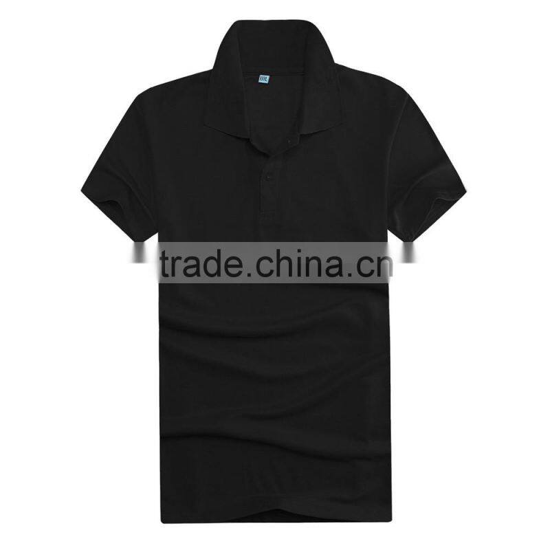 Guangzhou Luoqi Custom Blank Polo/180g 35% Cotton 65% Polyester Unisex Polo/ Summer Casual Short Sleeve Dry Fit Polo