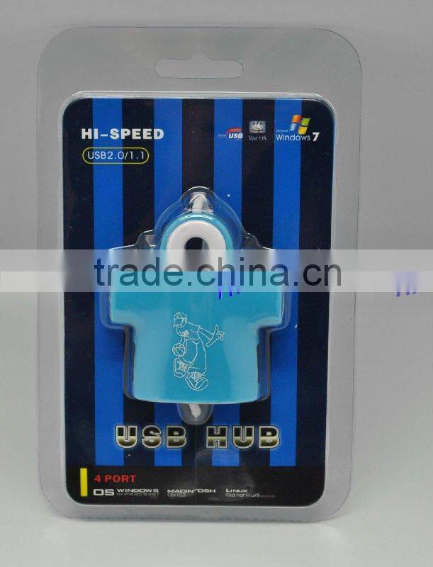 conch shape 4 ports USB HUB