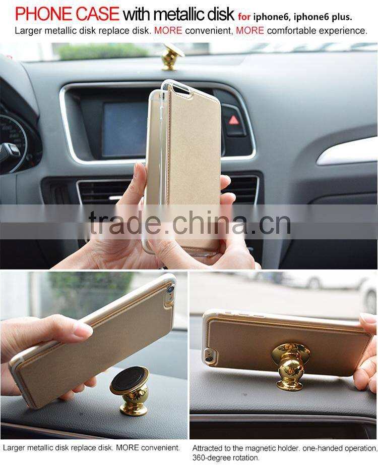 Universal Aluminum Magnetic 360 Degree Rotation magnetic cell phone holder for smart phone