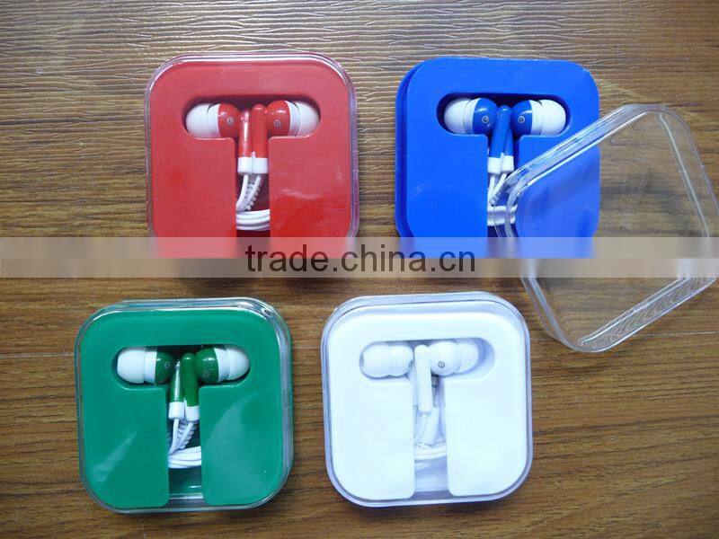 Triangle promotion cheap mobile phone earphone