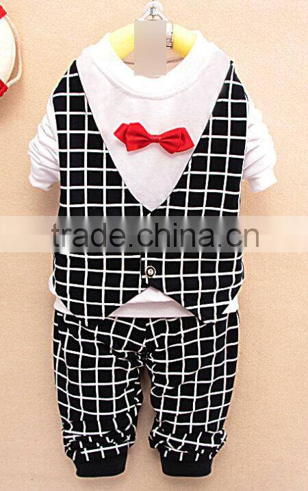 2015 spring new design children sets children clothing factory
