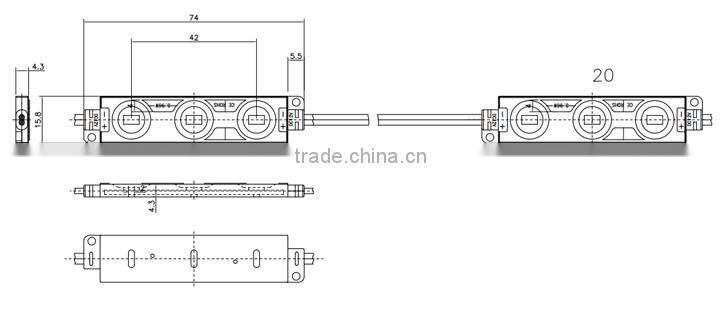 trending hot products 3 5730 smd led backlight for advertising 2015