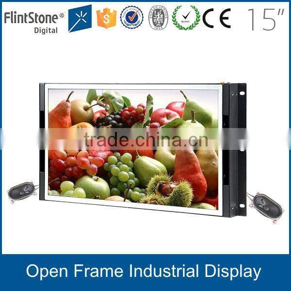 Flintstone 15 inch car mounted video machine portable dvd taxi back seat lcd monitor