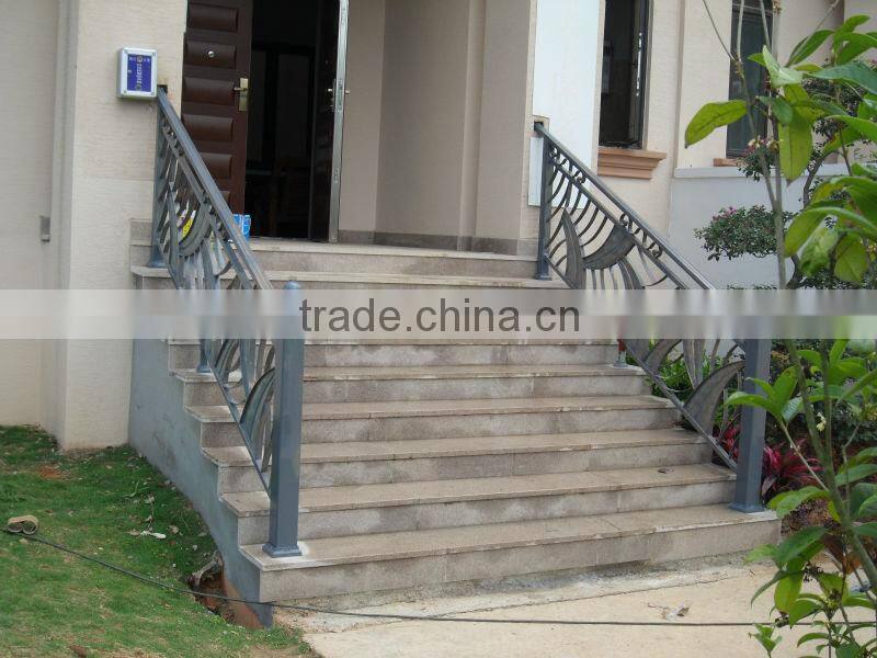 Top-selling hand forged exterior stair handrail