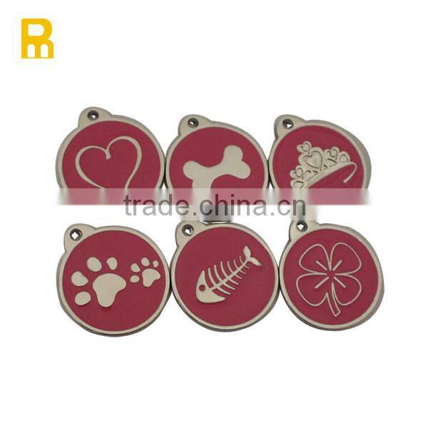 2014 fashional dog tag silencer for pet gift emblems for promotion