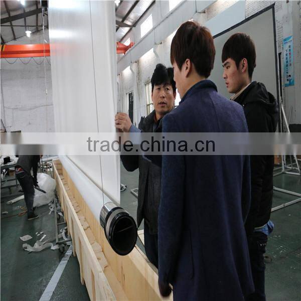 300" 16 9 motorized projector screen for stage