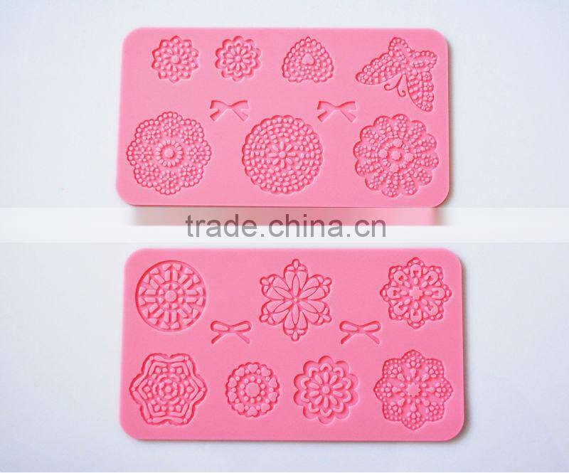 100% foodsave food grade cake tools fondant tools silicone fondant mould