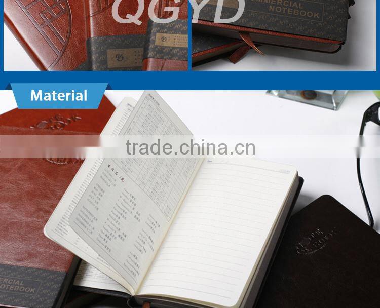 classical 25k PU leather cover notebook