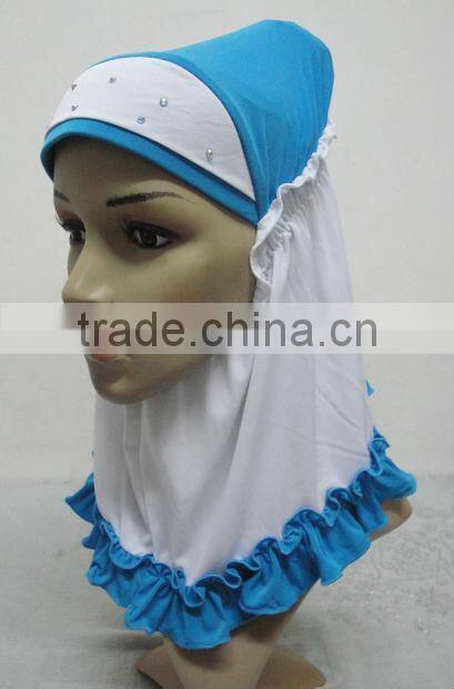 H223 small girl hijab,new style scarf hijab