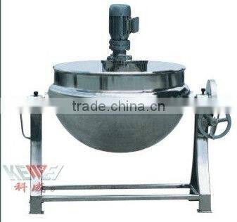 Jacketed industrial steam kettle
