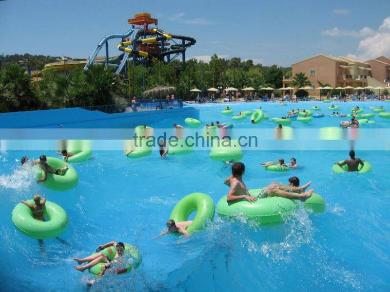 Water Park Slide Amusement Fiberglass Wave Pool