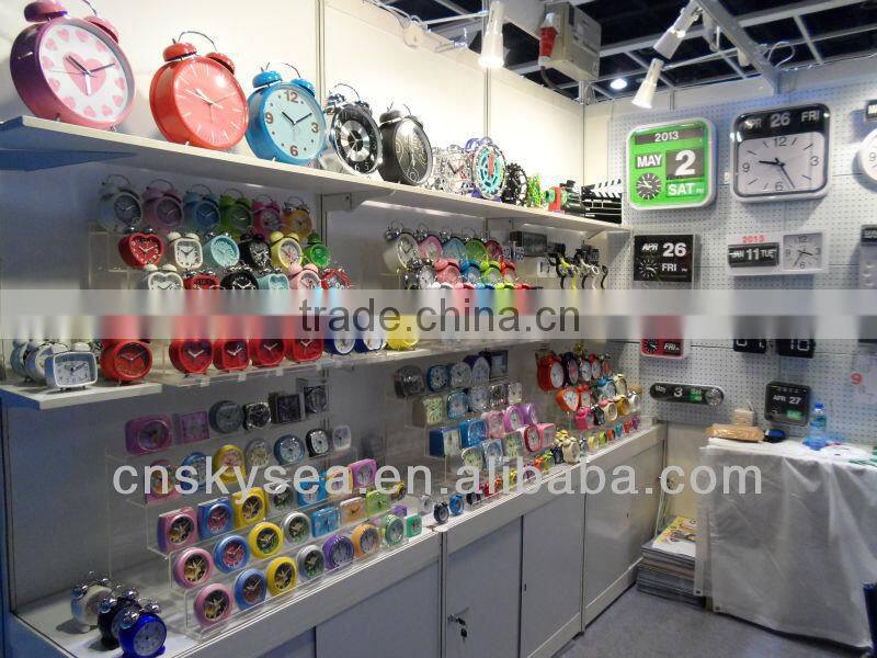 Plastic square table alarm clock