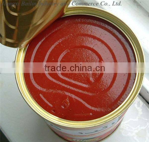 Retail Packing size 210gx48tins/ctn Canned Tomato Paste