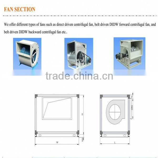 7.5kw power high quality air handling unit for hepa filter