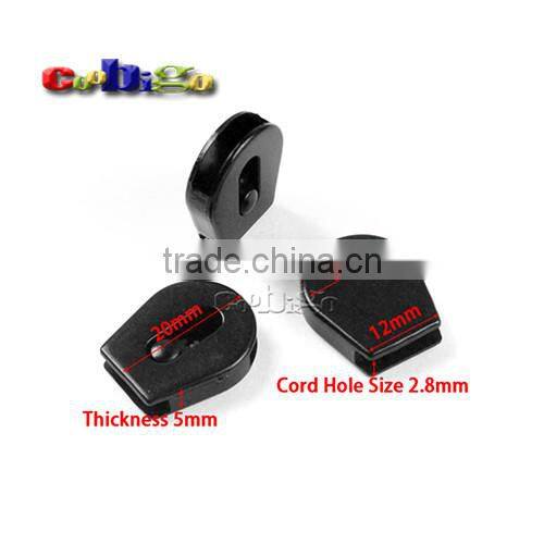 Cord Lock Ends Stopper Drawstring Sliding Plastic Wheel Pull-Strings Works Well For Shoe Cloth Bag #FLS094