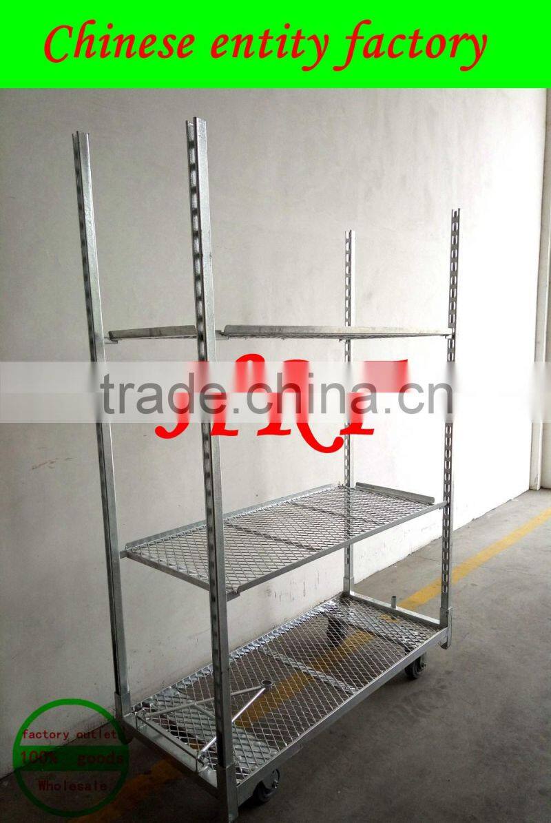 Danish Flower Trolley Cart for sale Plant trolley cart flower carrying trolley Steel Rolling Trolley Tool