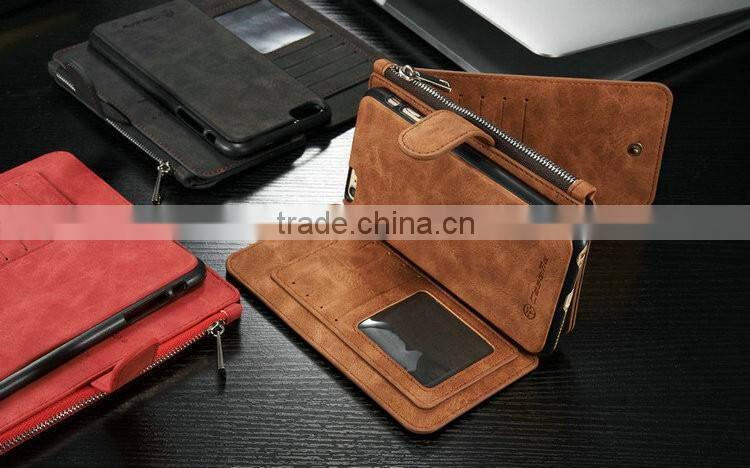 2016 Popular Design Leather Wallet Phone Cover For Iphone 6/6s