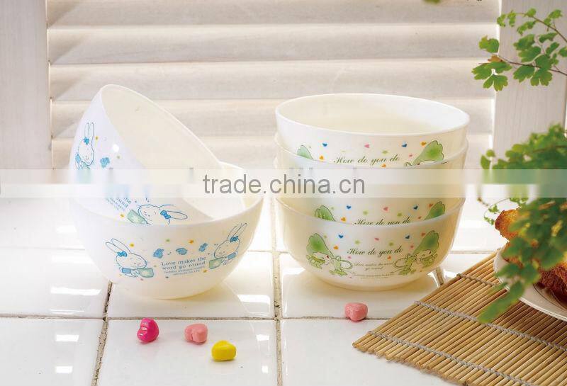 Cartoon kitchen products plastic microwave bowls, Customized logo plastic salad bowl, microwave cooking bowls