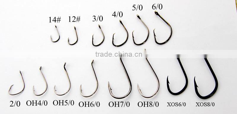 sport circle hook high carbon steel 14# 500pcs/bag