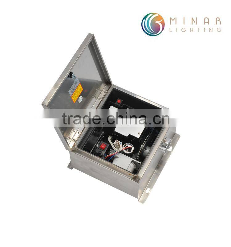 Professional big power r-150 waterproof pool fiber optic led light engine