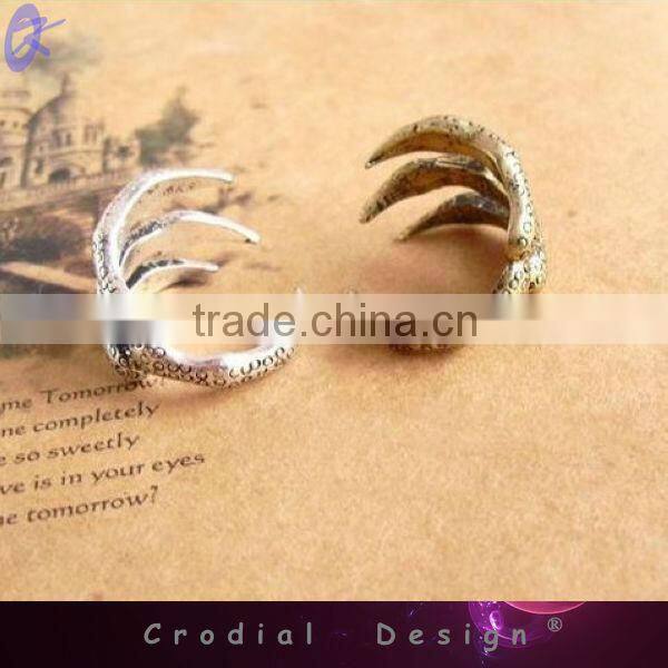 2013 Cheap Wholesale Hot Sale Claw Design Metal Ring For Women Fashion Rings