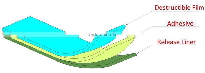 Custom blank fragile printing paper