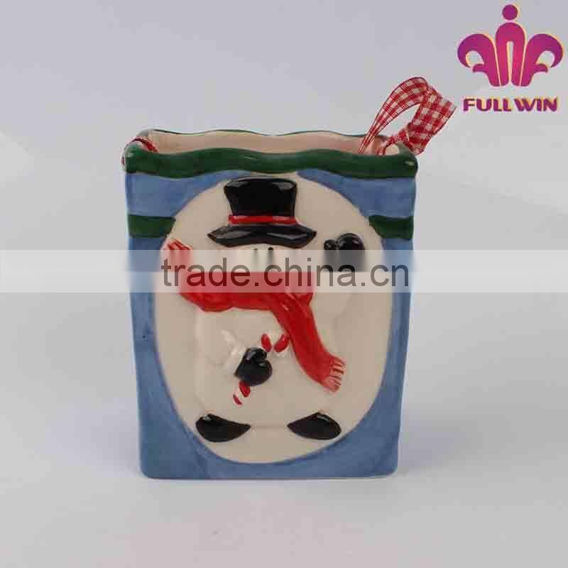 ceramic decoration christmas gift bag candy bag