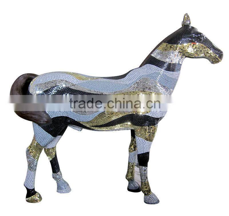 Hot selling new design horse mosaic /home accessories for decoration and furniture