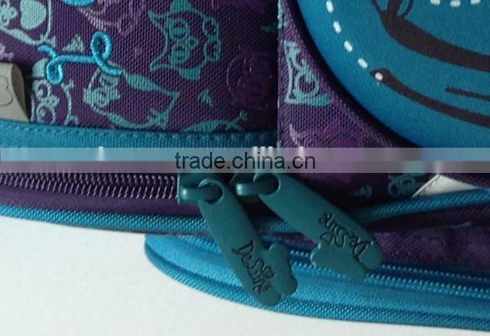 3D owl print school backpack girls beautiful school bags for kids