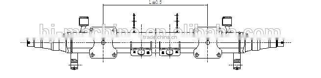 32T BPW type Trailer suspension system