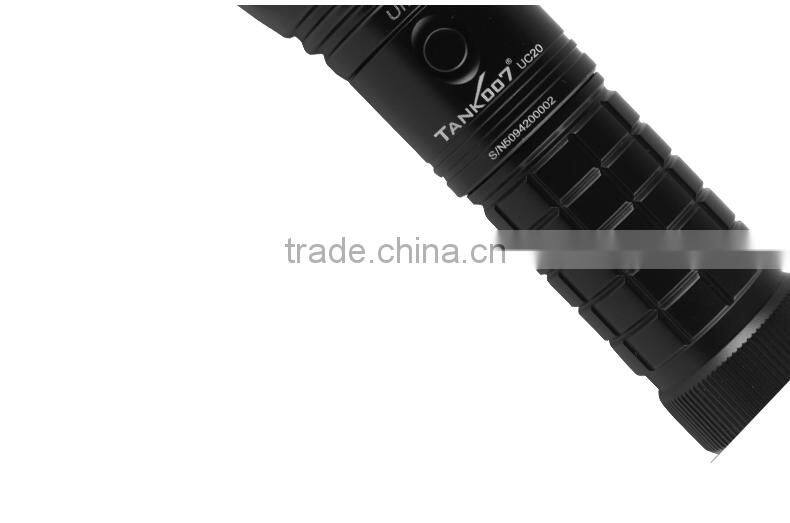 High lumen army torch tactical flashlight from Tank007 factory