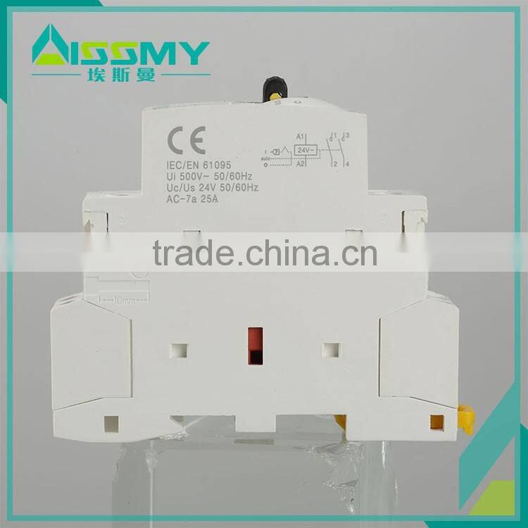 25A 2NO Modular Household Manual types of contactor