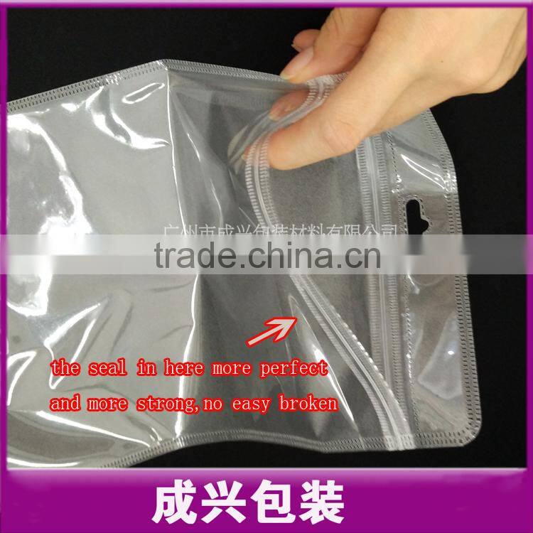 matte poly bag for ipad Air 2/3/4 table pc case/ translucent PVC zipper pouch/poly bag for plants/laminated poly bag