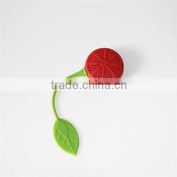 Small stainless steel teapot shaped strainer