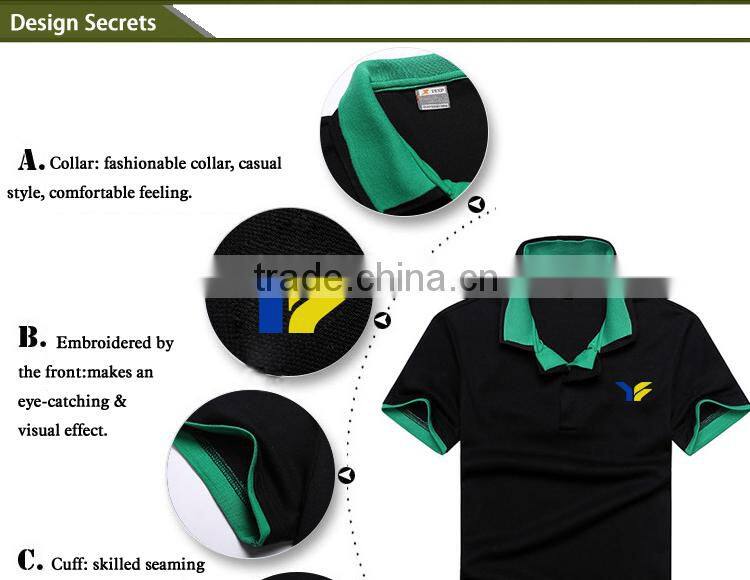 180 grams high quality 100% cotton polo shirt, uniform polo shirt