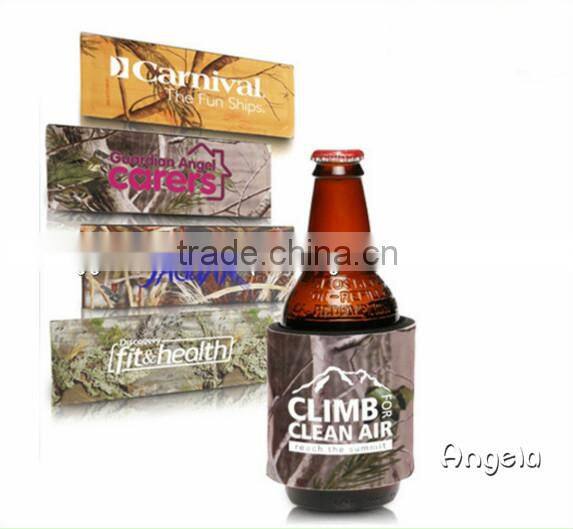 customized neoprene slap wrap can cooler, can cooler,stubby can holder