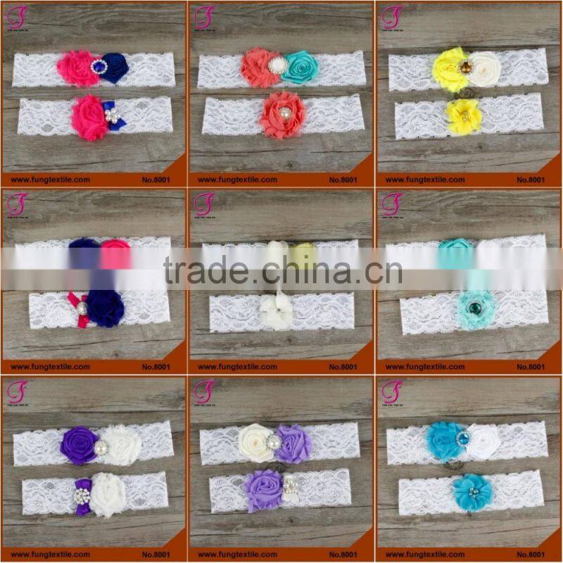 FUNG 8001 Bridal Wedding Stockings And Garters