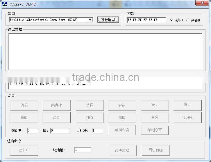 RFID RC522 IC card sensor board custom-made development board with CPU can be customized