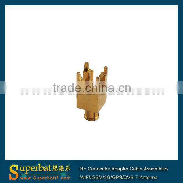 MCX thru hole Plug PCB Mount with solder post wholesale price