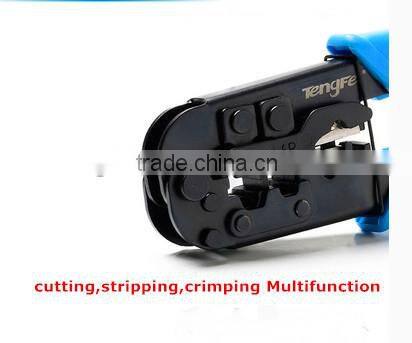 brand Tengfei rj45 rj12 rj11 Network cable crimp tool/network strip/network cut tool wholesale in china