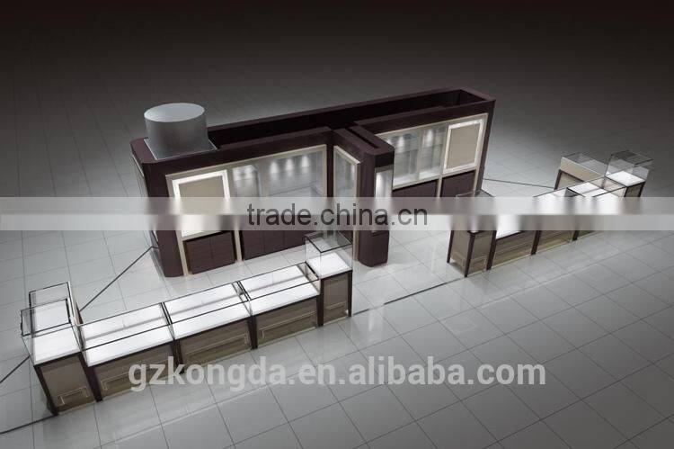 Free standing wooden sunglass display stand with lights