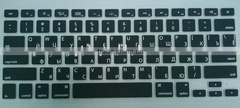 14color EU multilingual Silicone Keyboard protector Cover for laptop