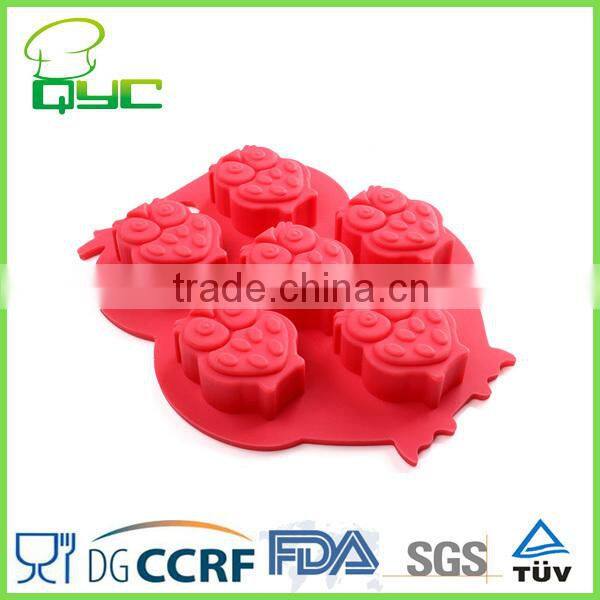 Non-stick Christmas Apple Shaped Silicone Cake Mold