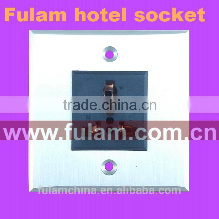 smart home OEM 86 type brushed aluminum fiber panel Wall Switch