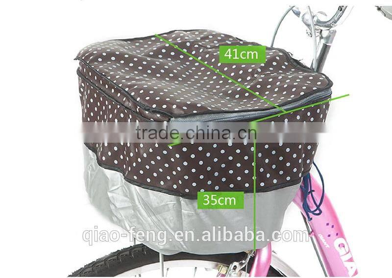 dong guan cheap nylon bicycle basket cover