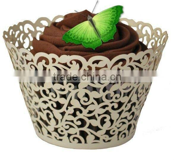 black and white cupcake decoration wrapper made in Guangzhou jiawang factory